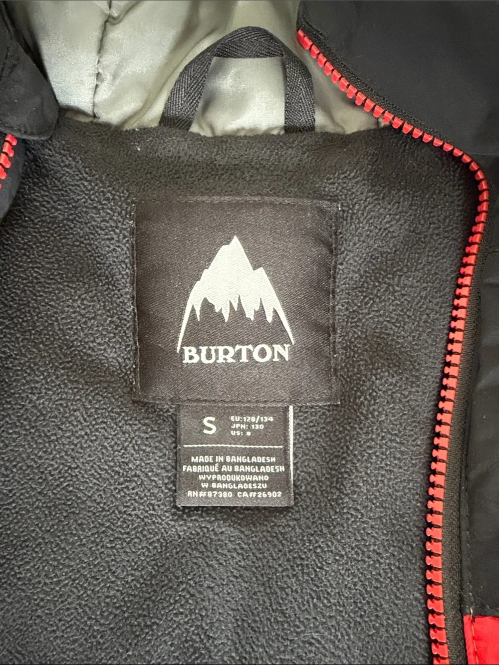 Burton Ropedrop Dryride Jacket Youth Size S